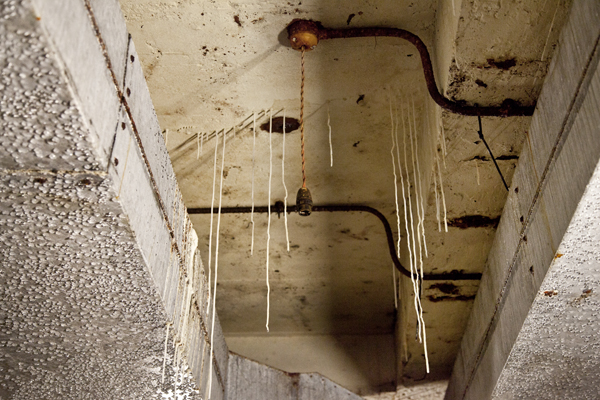 upper basement stalactites